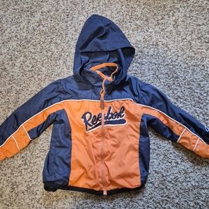 Reebok Kids Orange and Blue Hoodie Size 3T
